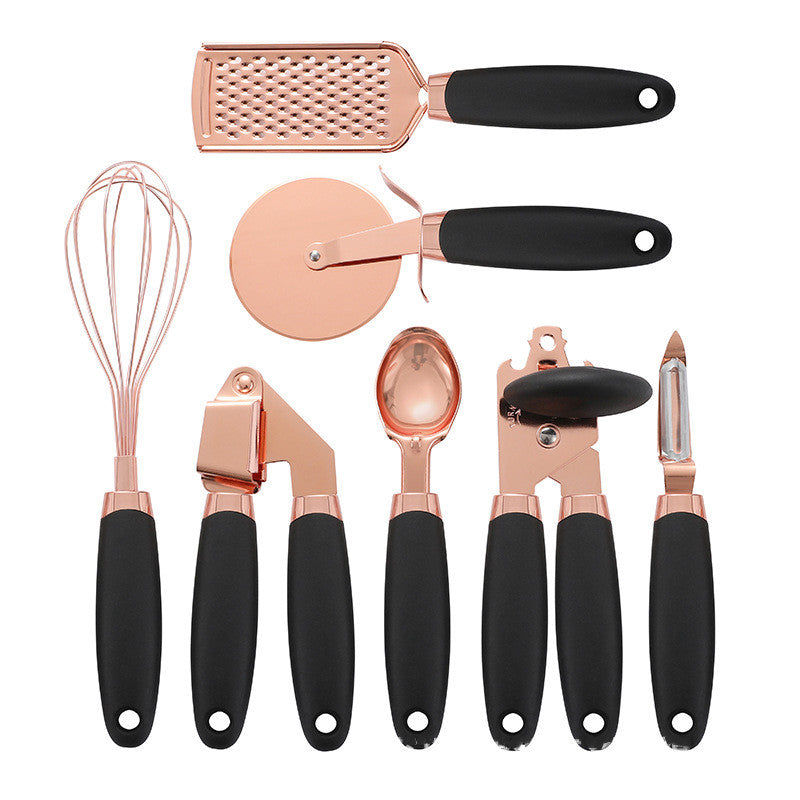 Küche Haushalt Peeler Gadget Kupfer Plating Set