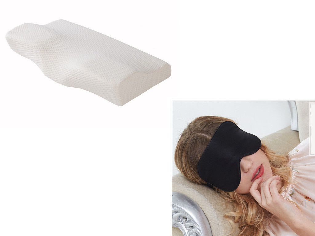 Konturierte Memory Foam für hals schmerzen Zervikale Kissen