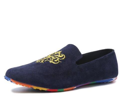 Hot Sale Velvet Loafers Men Shoes Men's Flats Male Slip-On Driving Shoes Big Size Soft Comfortable Designer Loafers Moccasins