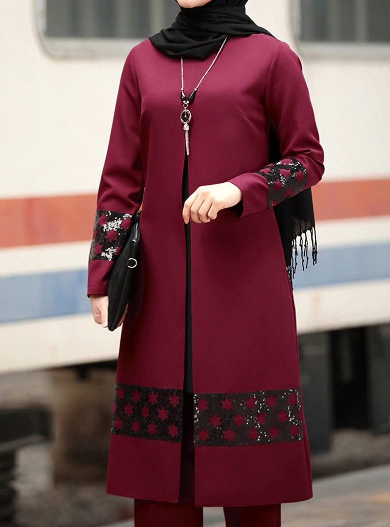 Ensembles Türkei Hijab Kleid Kaftan Marokkanischen