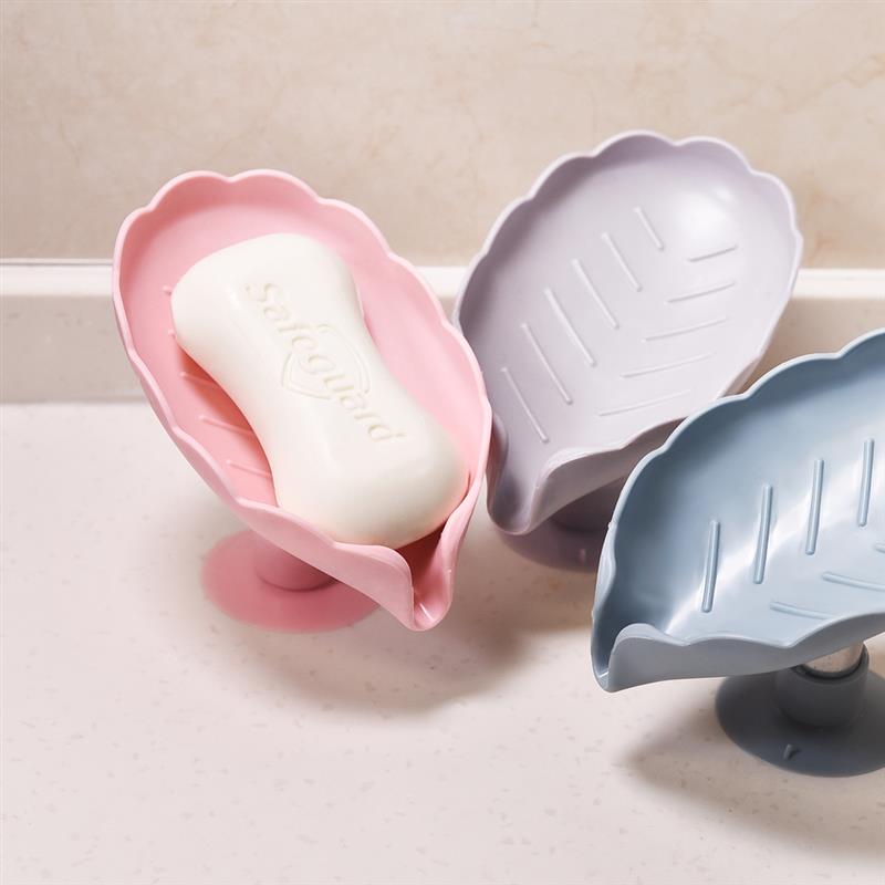Leaf Shape Soap Box Drain Soap