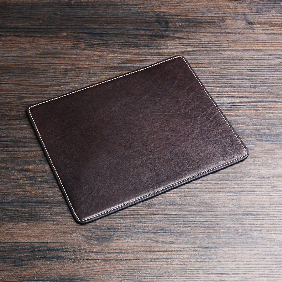 Verdickte Tischmatte aus Rindsleder