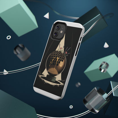 Künstlerische stoßfeste Handyhülle mit einzigartigem Globus-Design, langlebiges Handy-Zubehör, ideal als Geschenk, für Wohnkultur, moderner Stil, umweltfreundlich