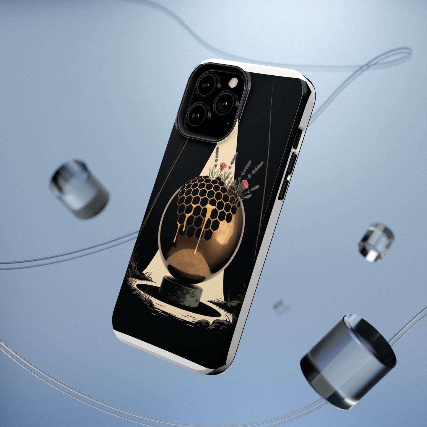 Künstlerische stoßfeste Handyhülle mit einzigartigem Globus-Design, langlebiges Handy-Zubehör, ideal als Geschenk, für Wohnkultur, moderner Stil, umweltfreundlich