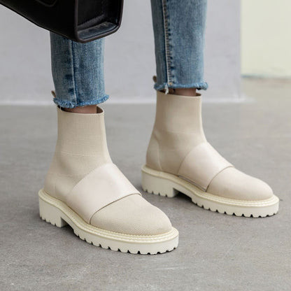 Single Boots Socks Boots Women's Boots