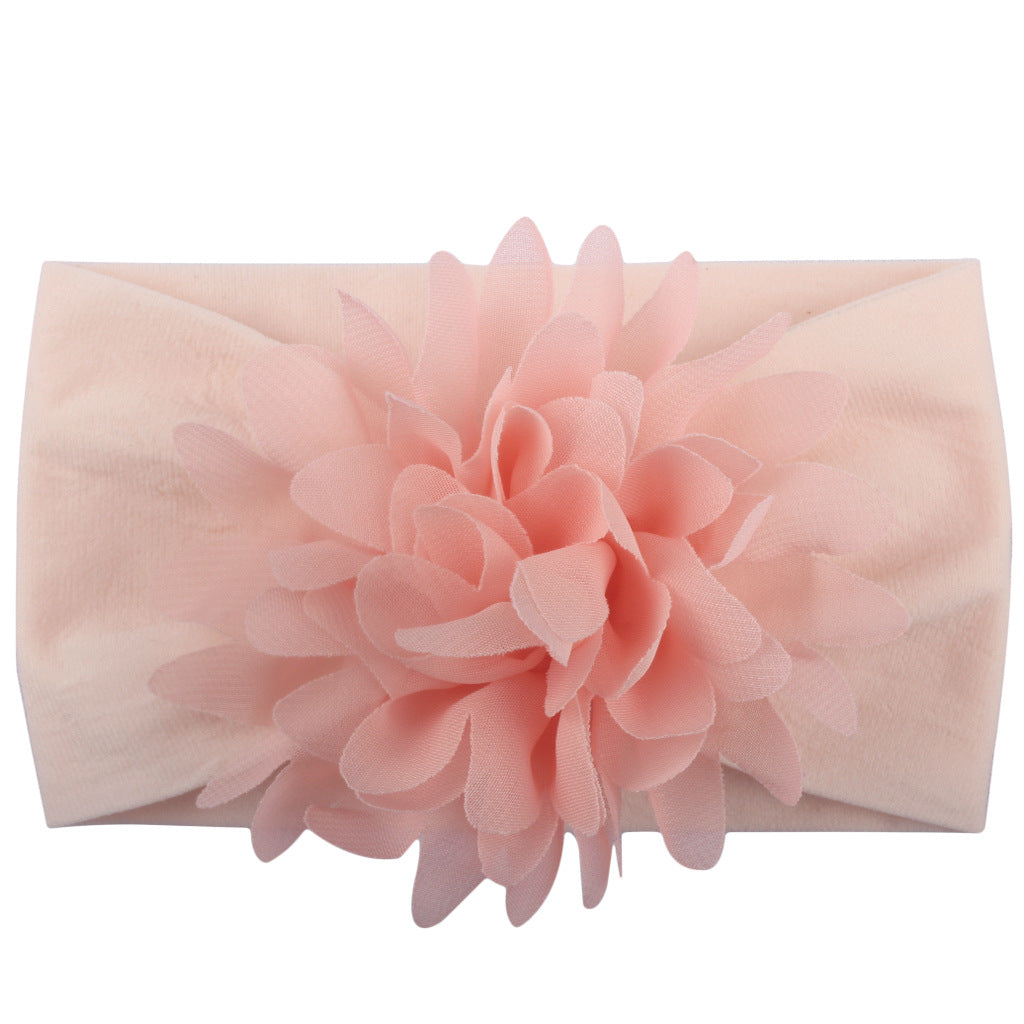 Kreatives Chiffon-Blumen-Stirnband für Babyhaare niedliches Prinzessinnen-Stirnband