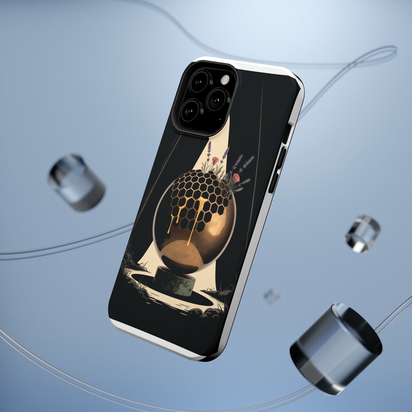 Künstlerische stoßfeste Handyhülle mit einzigartigem Globus-Design, langlebiges Handy-Zubehör, ideal als Geschenk, für Wohnkultur, moderner Stil, umweltfreundlich