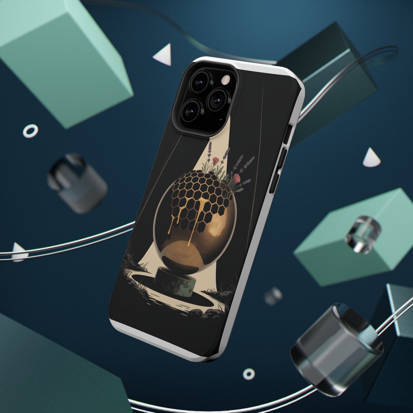 Künstlerische stoßfeste Handyhülle mit einzigartigem Globus-Design, langlebiges Handy-Zubehör, ideal als Geschenk, für Wohnkultur, moderner Stil, umweltfreundlich