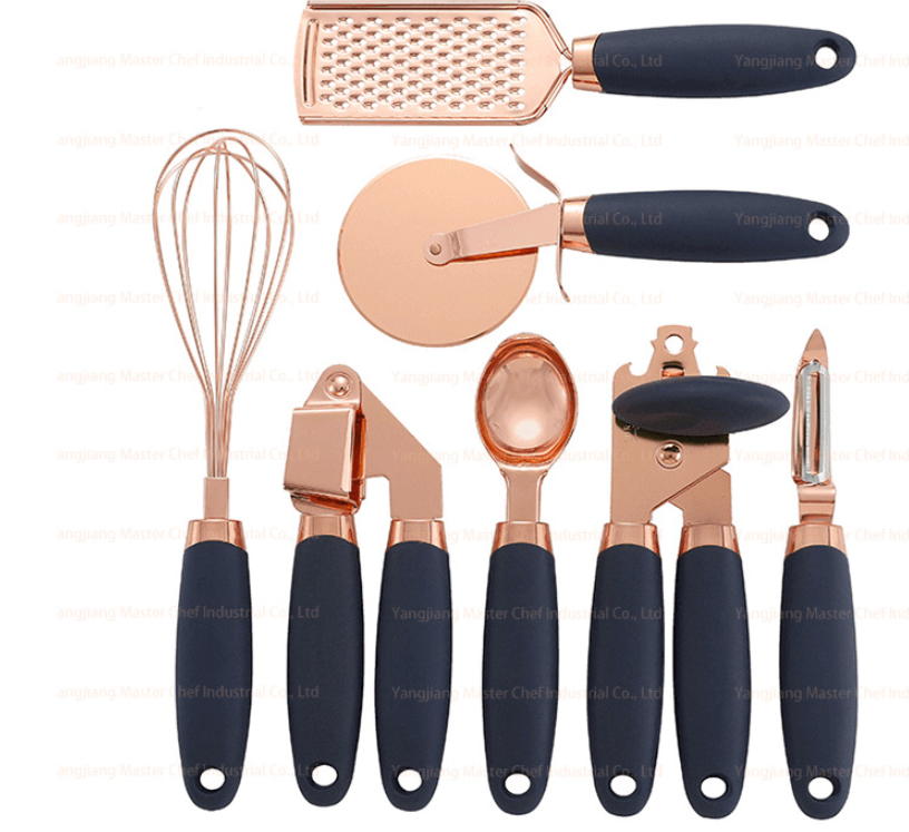 Küche Haushalt Peeler Gadget Kupfer Plating Set