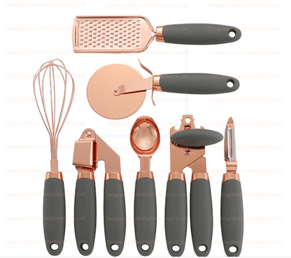 Küche Haushalt Peeler Gadget Kupfer Plating Set