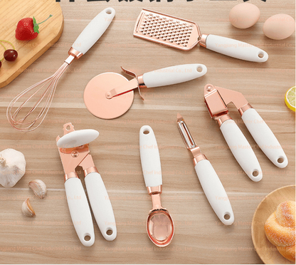 Küche Haushalt Peeler Gadget Kupfer Plating Set