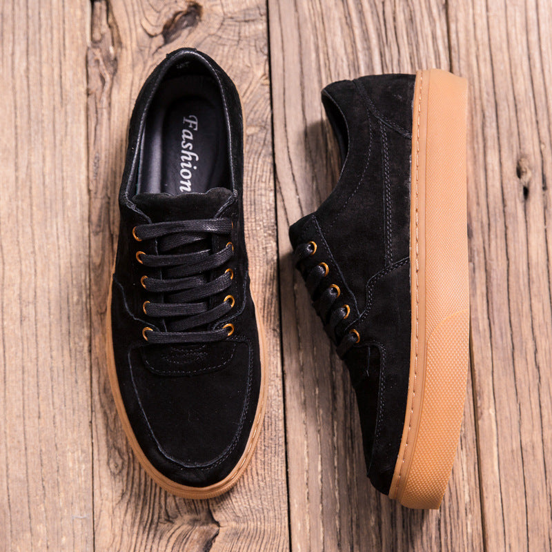 Herrenschuhe Neue weiche Leder Casual Lederschuhe Mode Sneakers