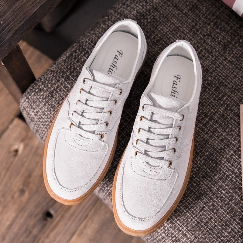 Herrenschuhe Neue weiche Leder Casual Lederschuhe Mode Sneakers