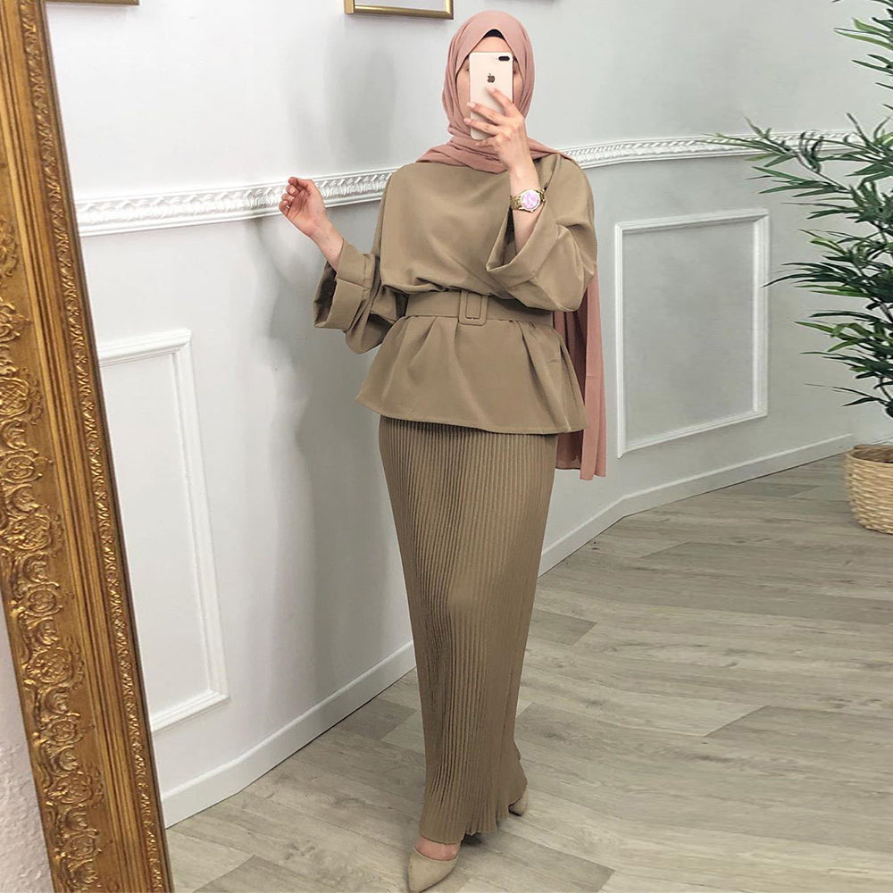 Ramadan Eid Mubarak Abaya Dubai Türkiye Hijab Dress Muslim Se