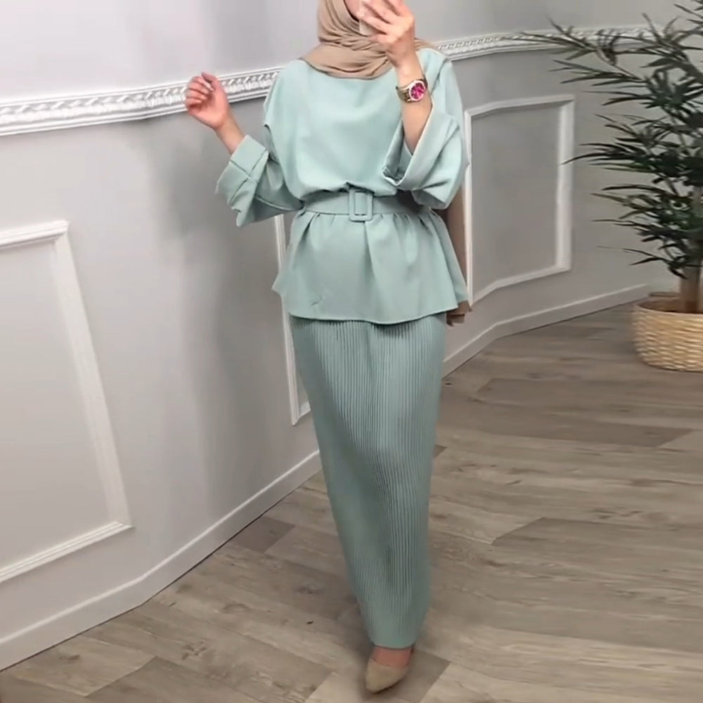 Ramadan Eid Mubarak Abaya Dubai Türkiye Hijab Dress Muslim Se