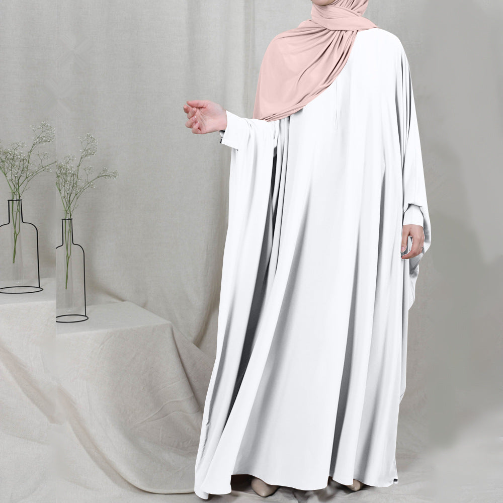 Eid Hooded Muslim Women Hijab Dress Prayer Garment Jilbab Abaya Long Khimar Full Cover Ramadan Dress Abayas Islamic Clothing niqab