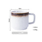 Japanese Ceramic Water Coffee Handle Drinking Cup Household Milk Juice Tea Cup