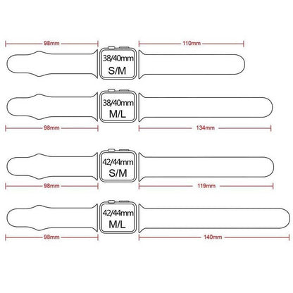 Uhrenarmband aus Gummi und Silikon