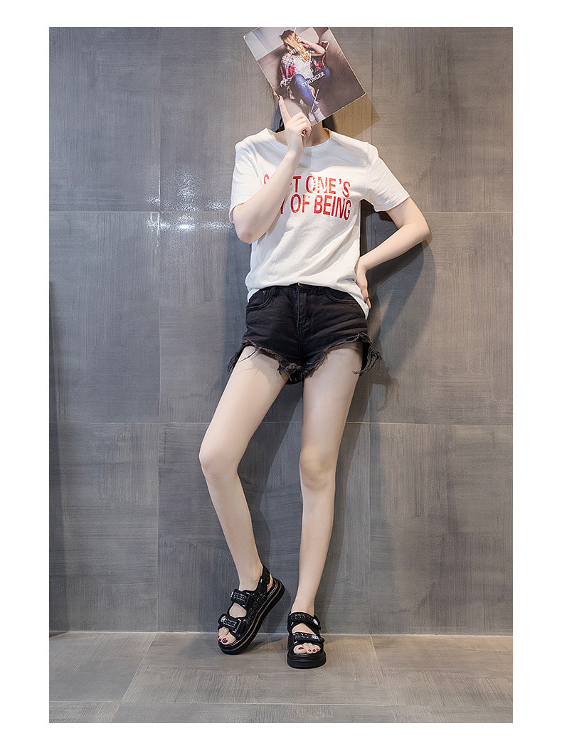 Sports daddy sandals casual flat all-match ins tide platform shoes