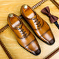 Men's cowhide leather shoe top formal wear