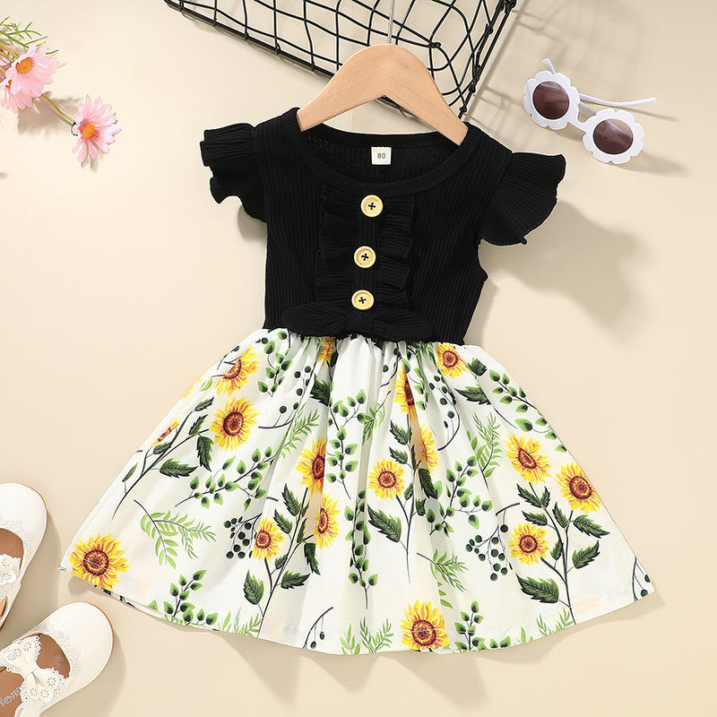 Kleinkind Kinder Baby Mädchen Kleidung Sommer Mädchen Kleid