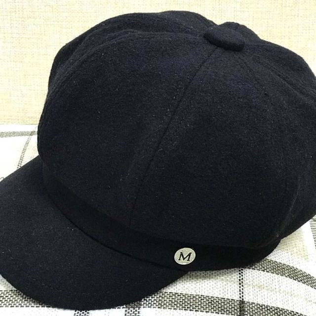 Achteckiger britischer All-Match-Wollhut für Damen