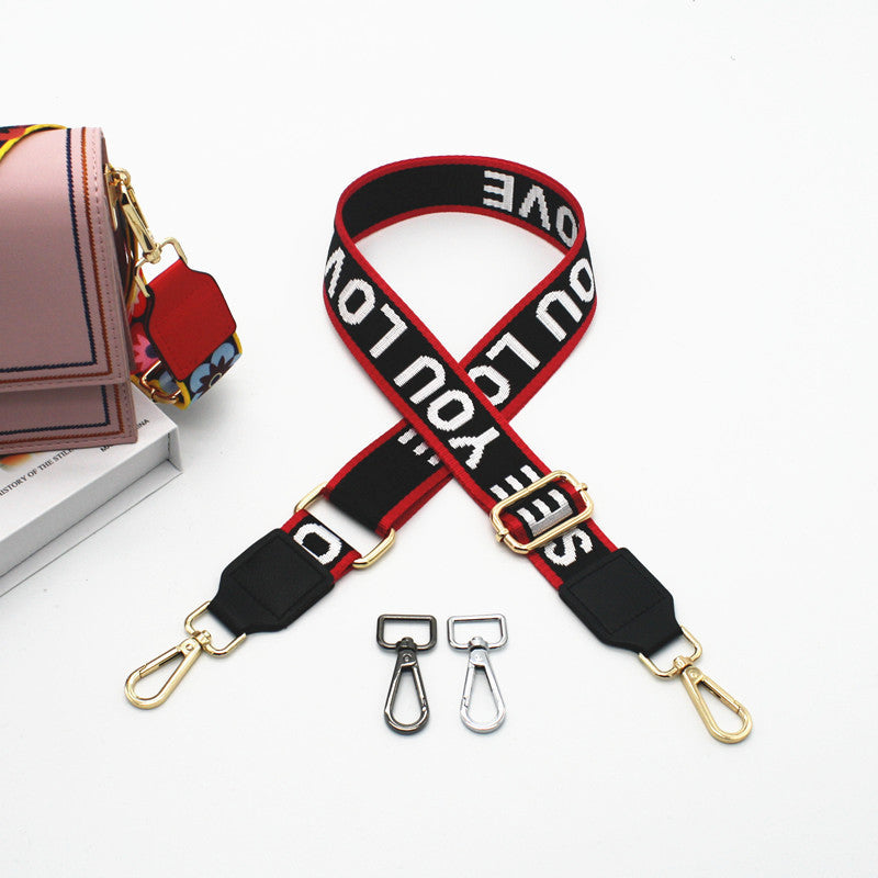 Ersatzgurtzubehör verstellbarer Schnallengurt-Schultergurt