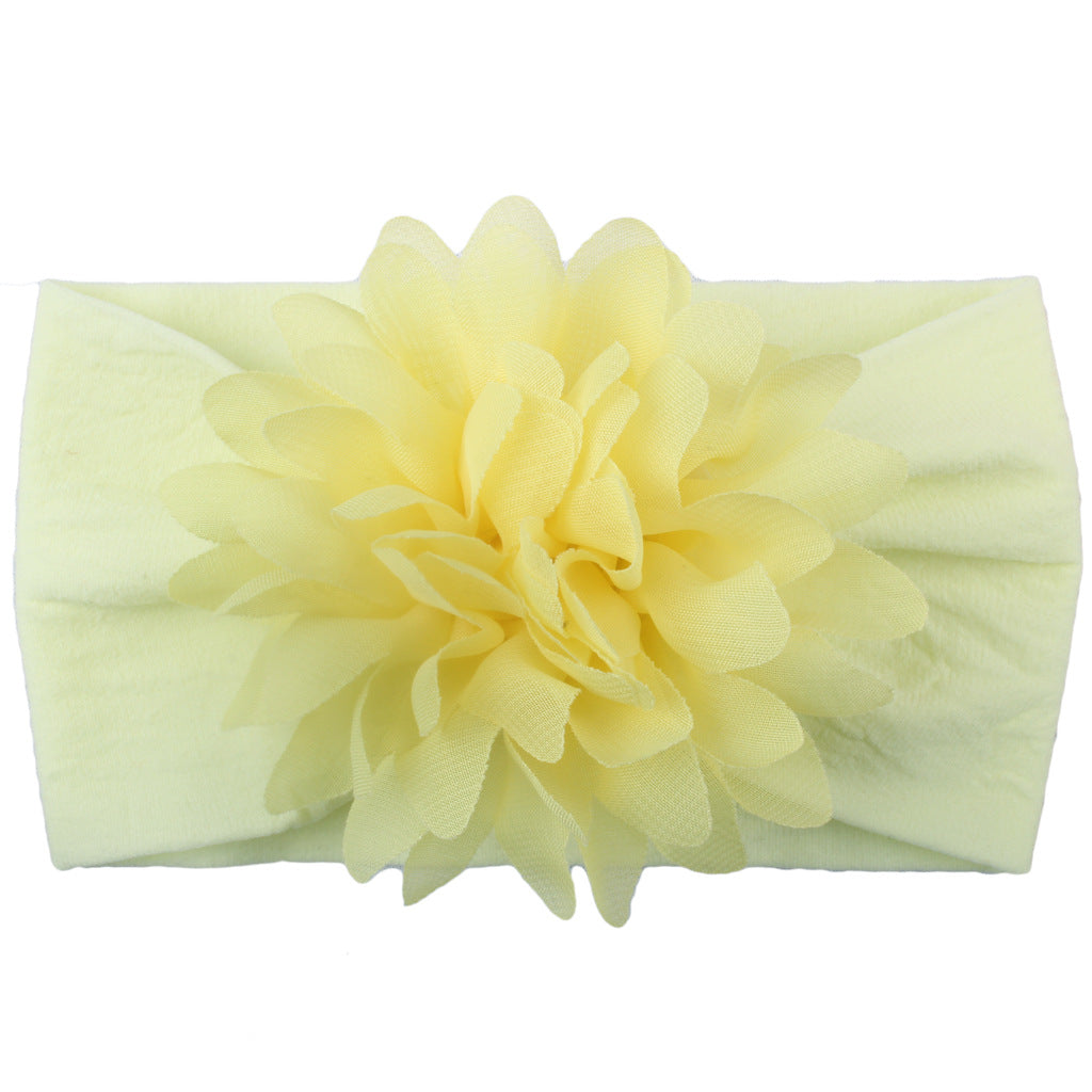 Kreatives Chiffon-Blumen-Stirnband für Babyhaare niedliches Prinzessinnen-Stirnband