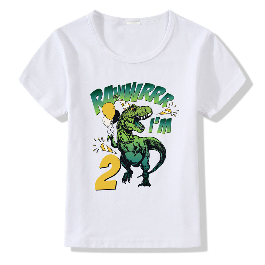 Kinder T-Shirt Zahlen 1-9 Geburtstags-T-Shirt