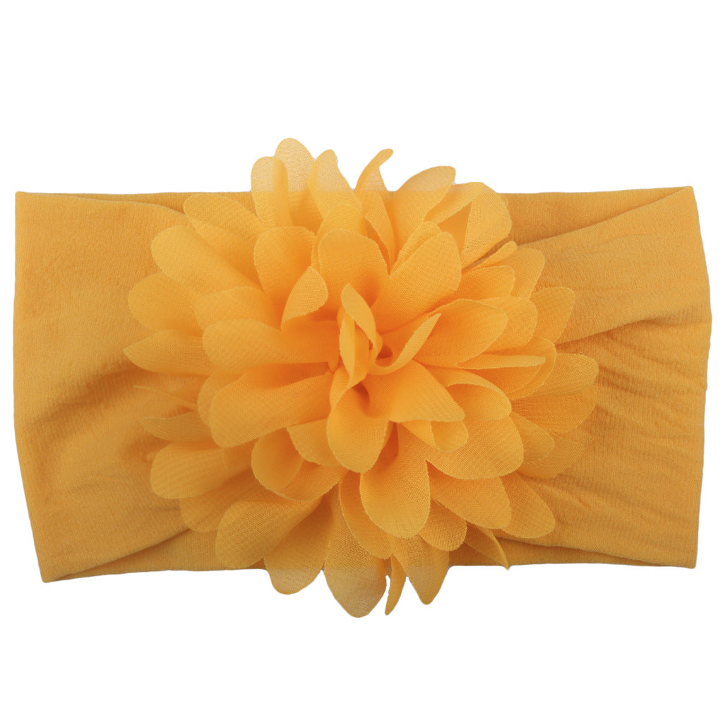 Kreatives Chiffon-Blumen-Stirnband für Babyhaare niedliches Prinzessinnen-Stirnband