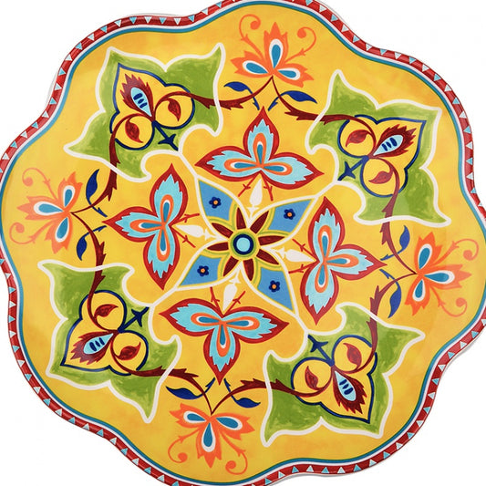 Unterglasurierter Keramik Steak Western Teller