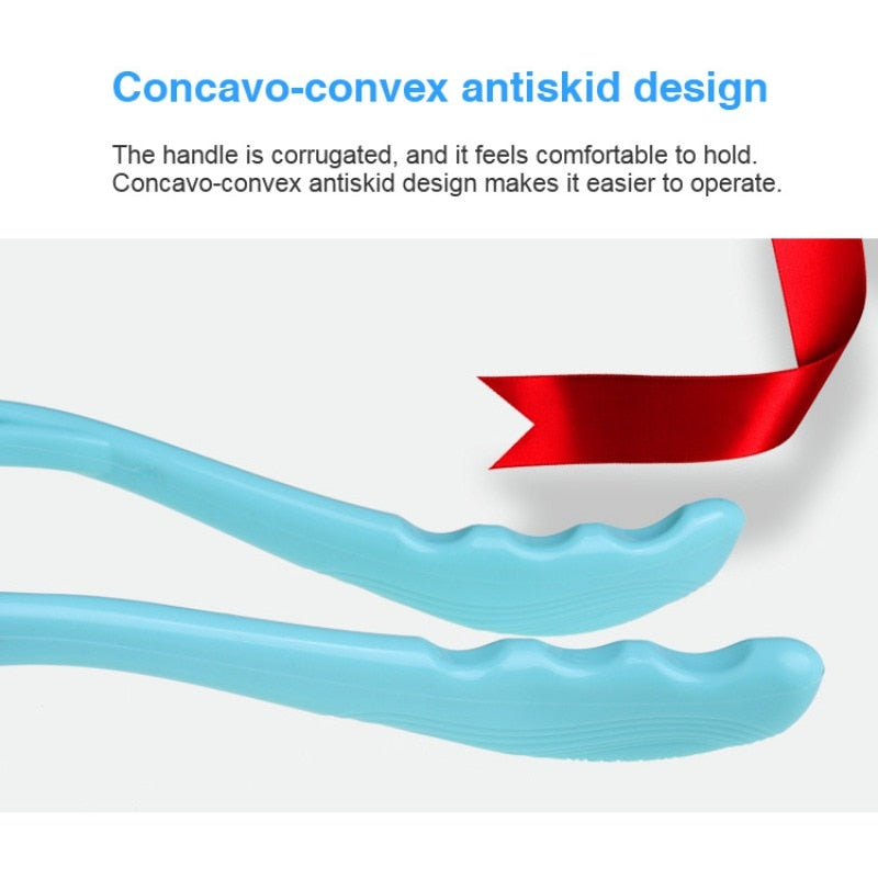 Kunststoff Druck Punkt Therapie Neck Massageador Massagem Entlasten Hand Roller Neck Massager Für Hals Schulter Trigger Punkt