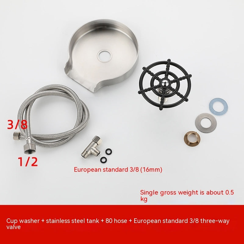 Bar Zähler Tasse Washer Waschbecken Hochdruck Spray Automatische Wasserhahn Kaffee Krug Waschen Tasse Werkzeug Küche