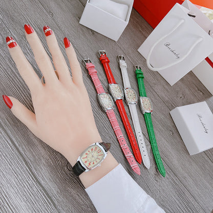 Einfache Quarzuhr für Damen