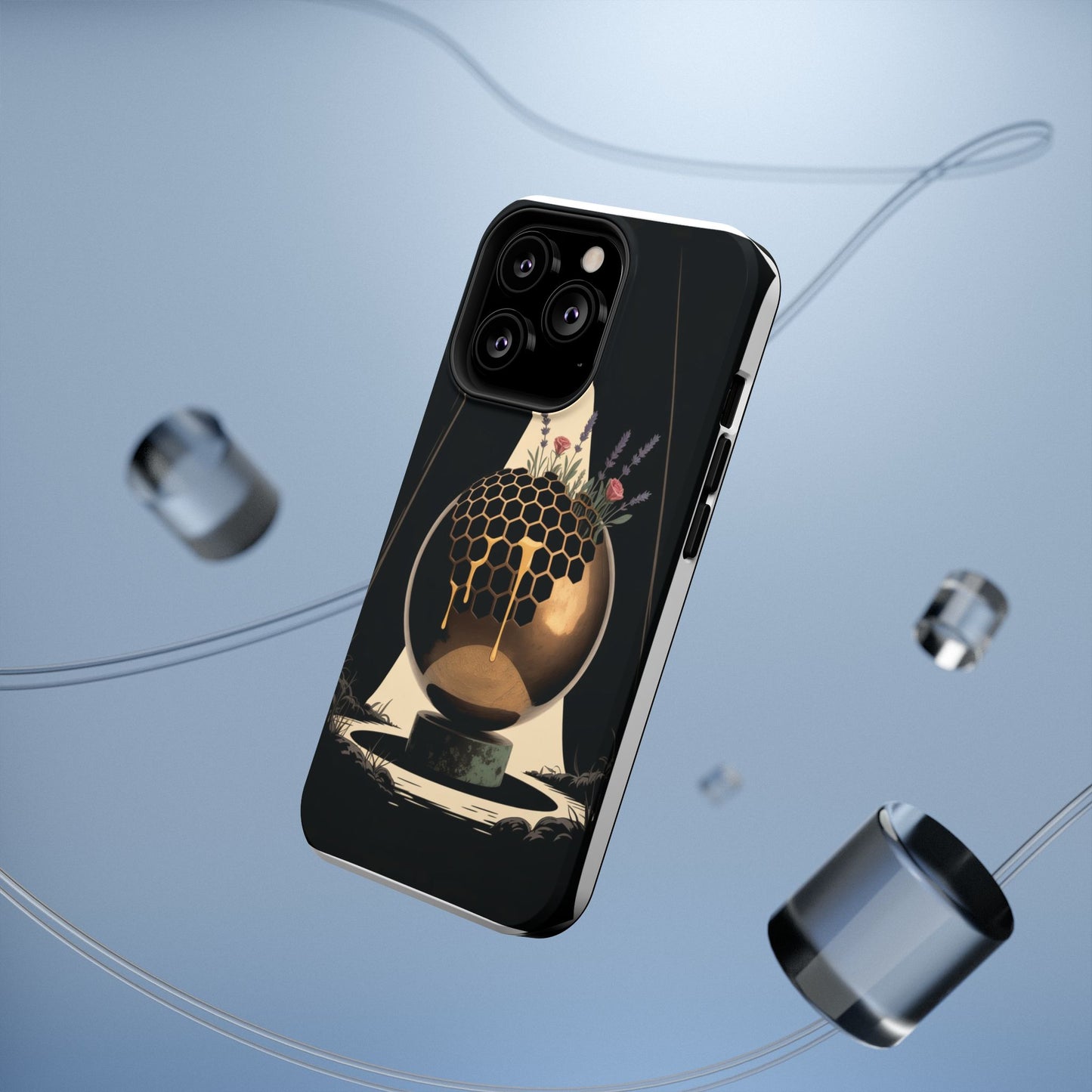 Künstlerische stoßfeste Handyhülle mit einzigartigem Globus-Design, langlebiges Handy-Zubehör, ideal als Geschenk, für Wohnkultur, moderner Stil, umweltfreundlich