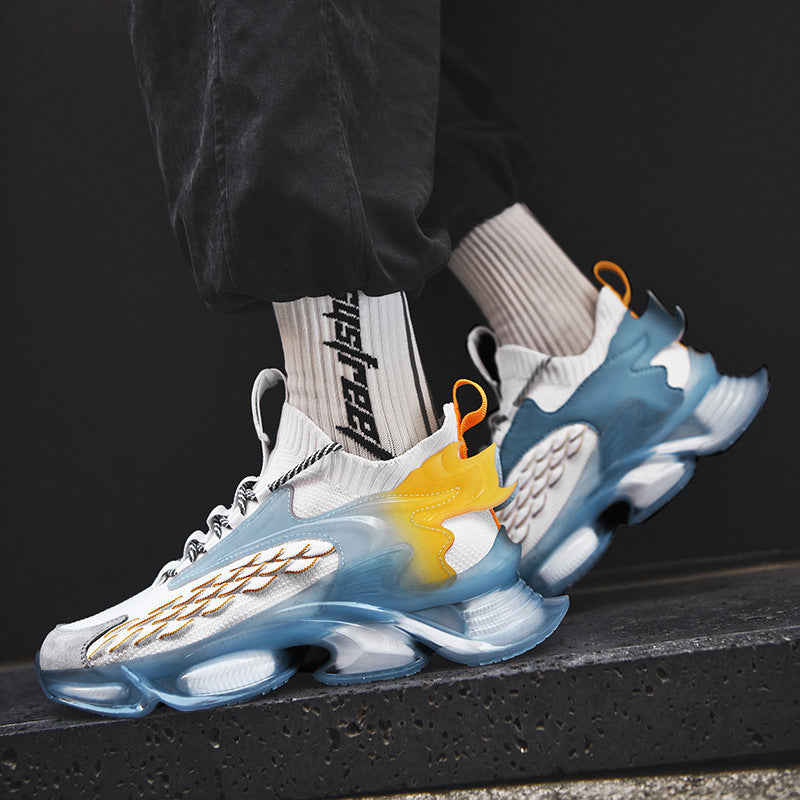 Atmungsaktive Mesh Laufsneaker mit niedrigem Schnitt