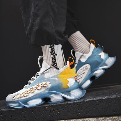 Atmungsaktive Mesh Laufsneaker mit niedrigem Schnitt