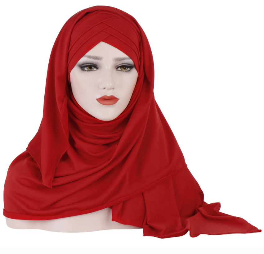 Muslimischer Lady Fashion Patch Hijab