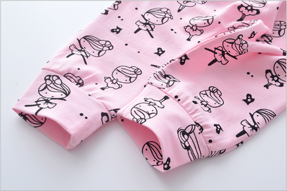 Kleinkind Baby Mädchen Kleidung Papas Kleines Mädchen T-shirt Cartoon Hosen Stirnband Kleinkind Outfits Kleidung Set