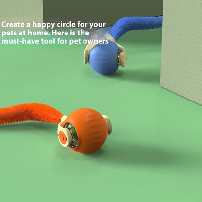 Zerrball-Spielzeug für Haustiere, bewegungsaktiviertes, interaktives Katzen-Rollball-Spielzeug mit Vogelgezwitscher und Teaser-Spiel für Haustiere und Kätzchen, Haustierprodukte