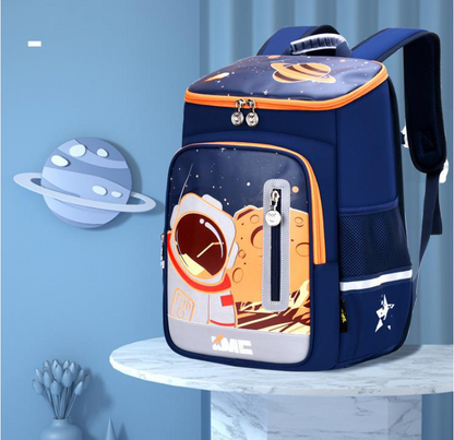 Leichter Kinderrucksack mit Wirbelsäulenschutz für Grundschuljungen