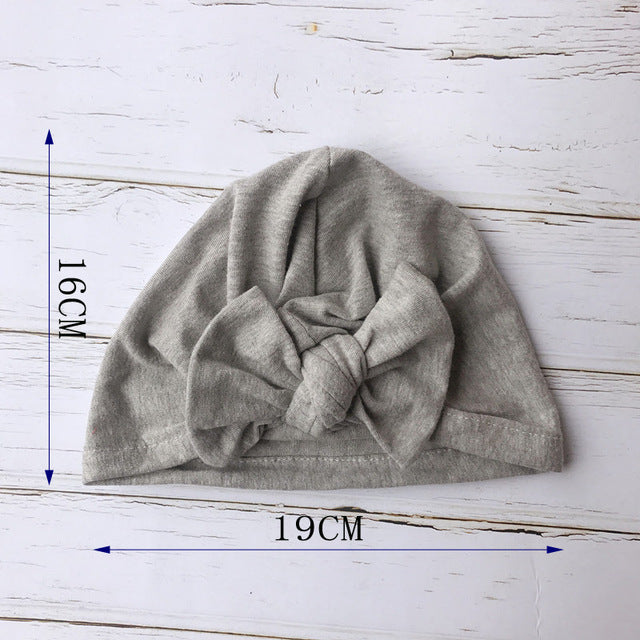 Knoten Schleife Baby Stirnbänder Kleinkind Kopftücher 6m-18m Baby Turban