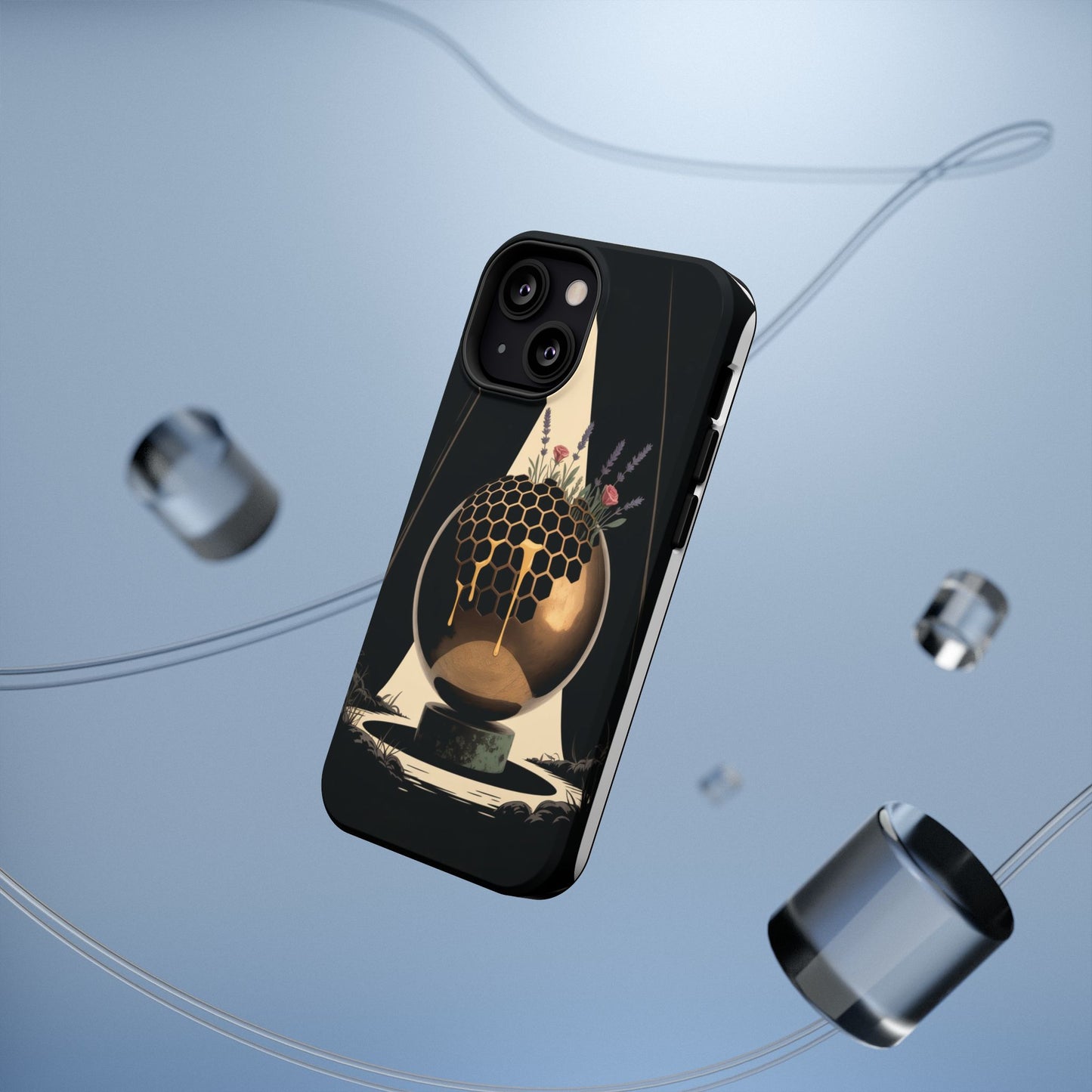 Künstlerische stoßfeste Handyhülle mit einzigartigem Globus-Design, langlebiges Handy-Zubehör, ideal als Geschenk, für Wohnkultur, moderner Stil, umweltfreundlich