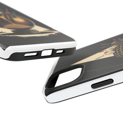 Künstlerische stoßfeste Handyhülle mit einzigartigem Globus-Design, langlebiges Handy-Zubehör, ideal als Geschenk, für Wohnkultur, moderner Stil, umweltfreundlich