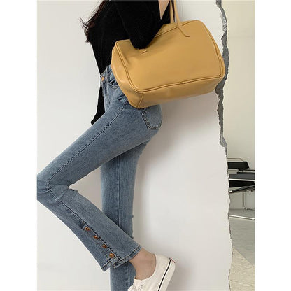 Schlankmachende Retro-Jeans mit hoher Taille für Damen