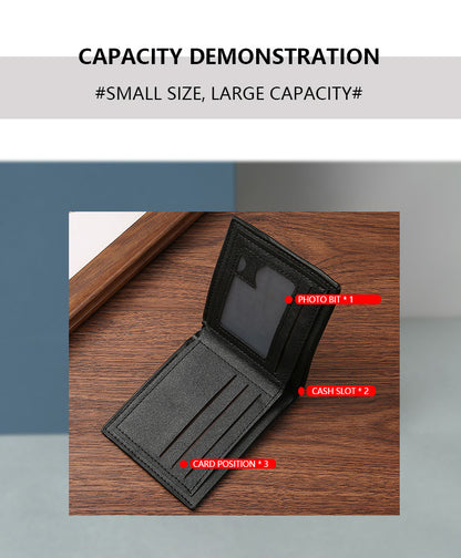 Kurze Herrenbrieftasche mit Schlangenleder muster