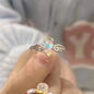 Vintage Daisy Blume Ringe