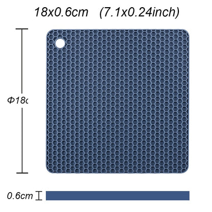 25 Stile Silikon matte 230 °c hitze beständige Potholder Esstisch Tischset rutsch feste Topf halter Tasse Untersetzer Küchen zubehör