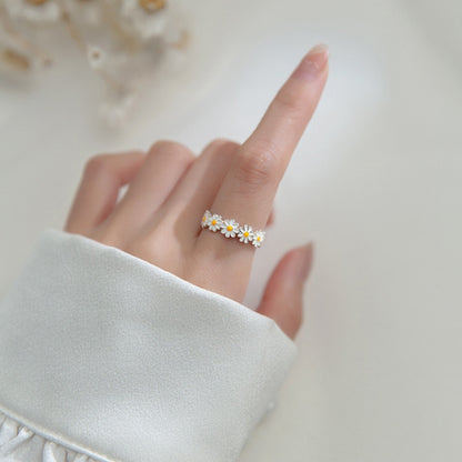 Vintage Daisy Blume Ringe