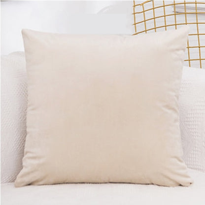 Cushion Soft Velvet Pillow Covers Home Decor for Sofa Seat Chair Car Pillowcase Pink Beige Cushion Covers